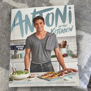 Blue and White Kitchen Cookbook for Culinary Enthusiasts